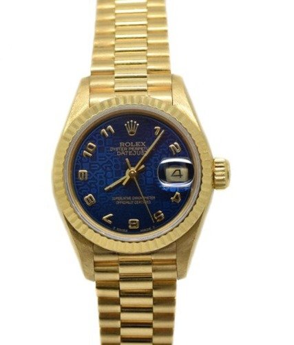 Rolex Datejust Computer Blue Dial