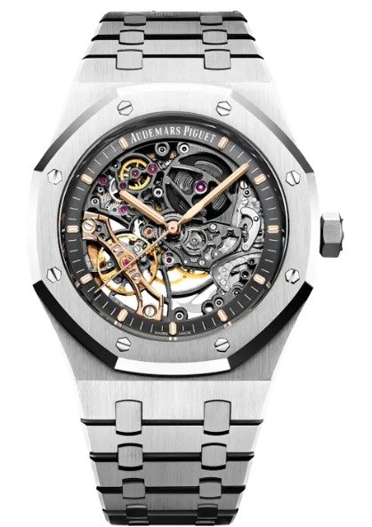 Audemars Piguet - al Oak Openworked (Skeleton) - 15305ST.OO.1220ST.01