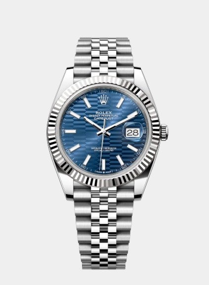 Rolex - Datejust 41mm Motif Blue Jubilee - 126334