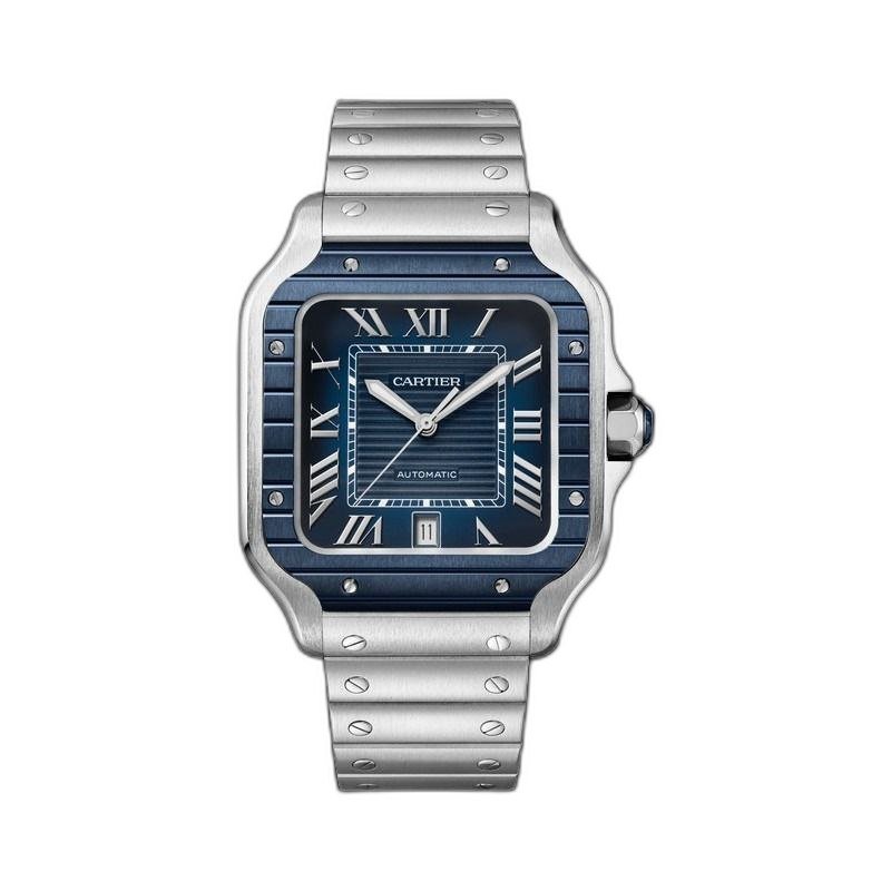 Cartier - Santos De Cartier Blue Dial 2022 Release - WSSA0048
